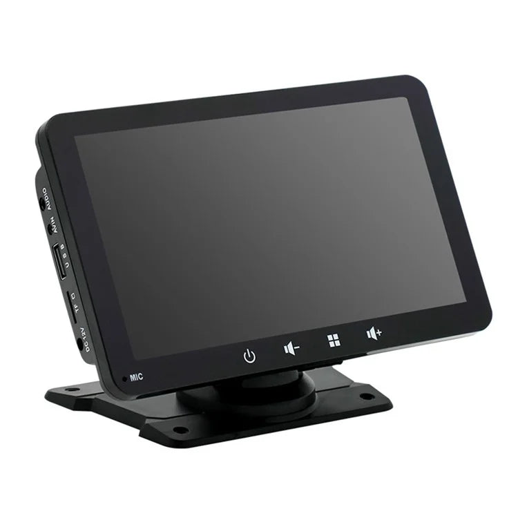 W507A 7-inch HD Touch Screen Car Play 2.4GHz WiFi Potable Car Stereo with Mirror Link Android Auto, Flat Stand