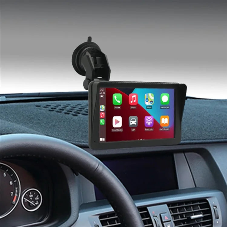 W506A 7-inch HD Touch Screen Car Play Mirror Link Android Auto Potable Car Stereo with FM Radio Function