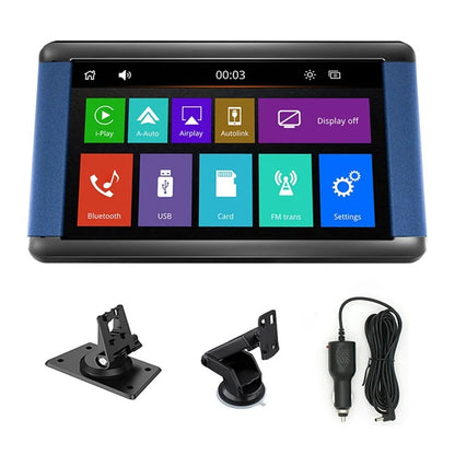 W503A 7.0-inch HD Display Wireless / Wired Car Play Android Auto Portable Car Stereo Support Mirror Link, Bluetooth