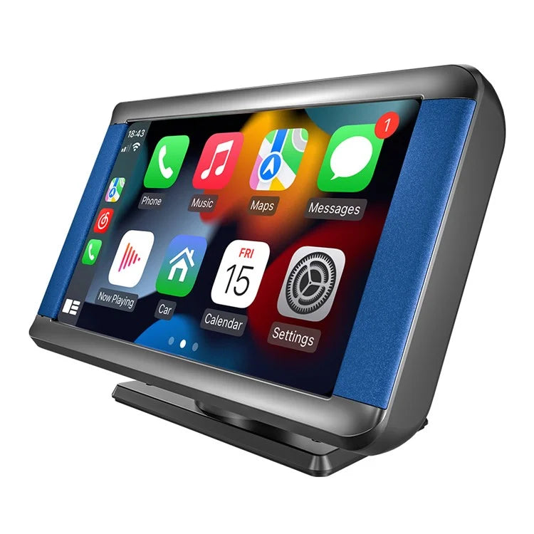 W503B Wireless / Wired Portable Car Play with AHD Camera, 7.0-inch HD Display Car Stereo Support Mirror Link, Android Auto