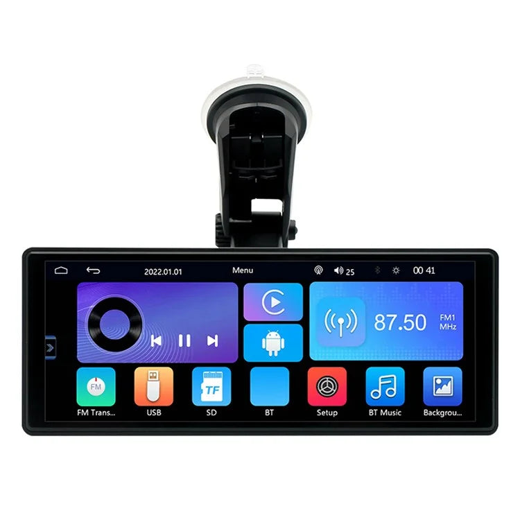 W508D 9.36-Inch Portable Car Play Display with Dual Brackets and AHD Camera