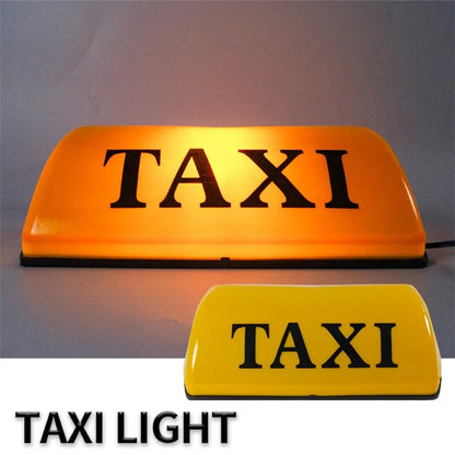 CARFU AC-777A 12V Universal Magnetic Taxi Roof Light PP Taxi LED Lamp