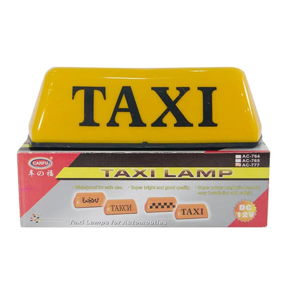 CARFU AC-777A 12V Universal Magnetic Taxi Roof Light PP Taxi LED Lamp