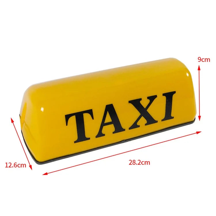 CARFU AC-777A 12V Universal Magnetic Taxi Roof Light PP Taxi LED Lamp