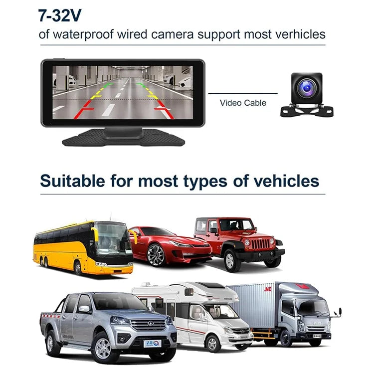 W513A 6.86-Inch HD Display Car Play Portable Car Radio Bluetooth Screen