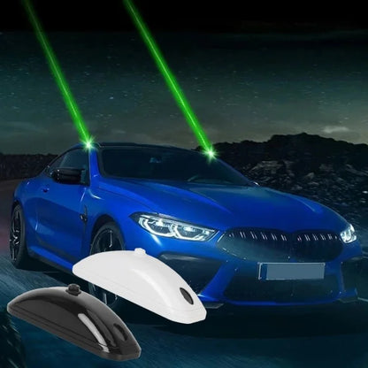 H901 2Pcs Remote Control Car Roof Warning Light Waterproof Green Laser Lamp