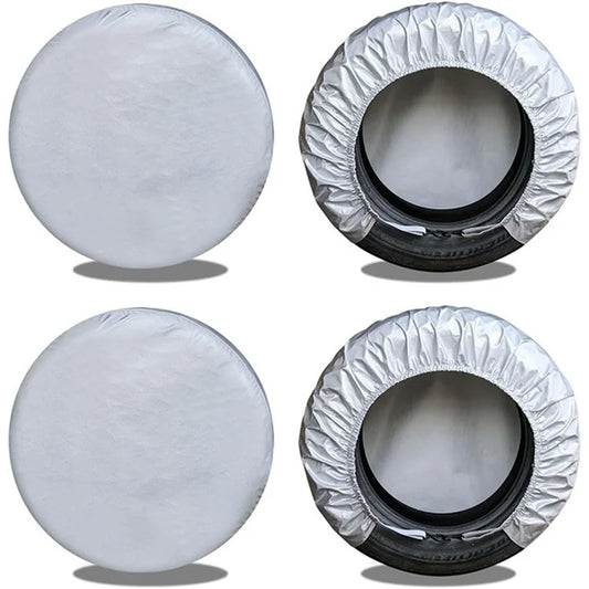 4PCS 101-106CMx40CM Wheel Car SUV Tire Cover Oxford Cloth Sleeve Bag