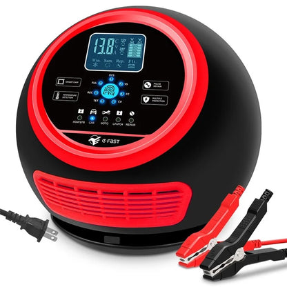 E-FAST TK-1500 300W High Power Car Automatic Battery Charger for Lithium LiFePO4 AGM GEL Lead-Acid
