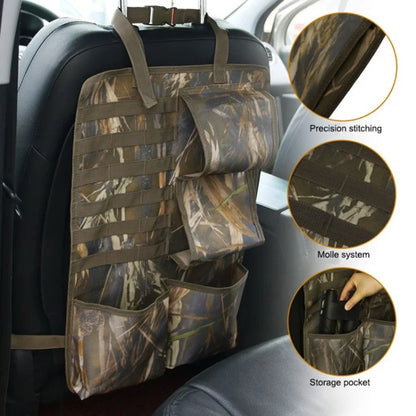2Pcs / Set 600D Oxford Cloth Camouflage Car Seat Back Hanging Storage Bag