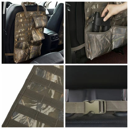 2Pcs / Set 600D Oxford Cloth Camouflage Car Seat Back Hanging Storage Bag