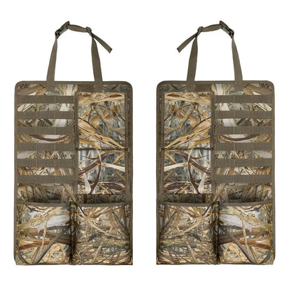 2Pcs / Set 600D Oxford Cloth Camouflage Car Seat Back Hanging Storage Bag
