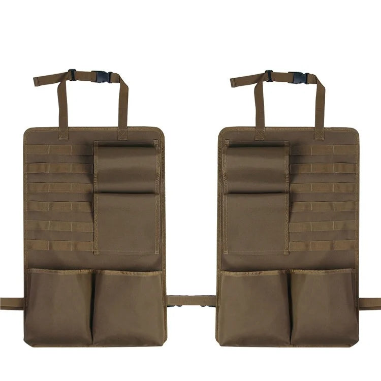 2Pcs / Set 600D Oxford Cloth Camouflage Car Seat Back Hanging Storage Bag