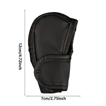 PU + Ice Silk Anti-slip Universal Car Gear Shift Knob Cover Protector Cover