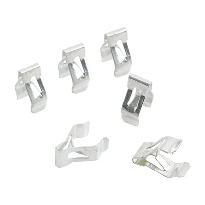 A8243 50Pcs 2# Car Interior Trim Clips Carbon Steel Moulding Fastener, with Plastic Box