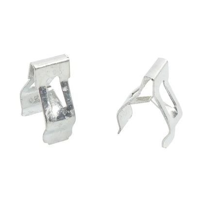 A8243 50Pcs 2# Car Interior Trim Clips Carbon Steel Moulding Fastener, with Plastic Box