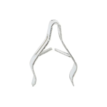 A8243 50Pcs 2# Car Interior Trim Clips Carbon Steel Moulding Fastener, with Plastic Box