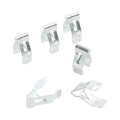 A8247 50Pcs 6# Carbon Steel Car Interior Trim Clips Moulding Fastener, with Plastic Box