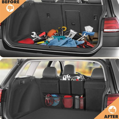 Car Hanging Rear Seat Trunk Storage Bag - Oxford Cloth Hanging Organizer