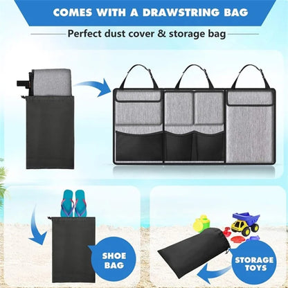 Car Hanging Rear Seat Trunk Storage Bag - Oxford Cloth Hanging Organizer
