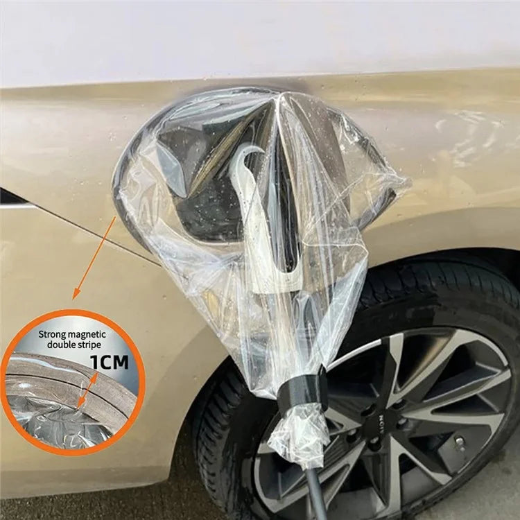 XNY-2021 Electric Car Charger Magnetic Rain Cover Charging Gun Waterproof Cover, Size L
