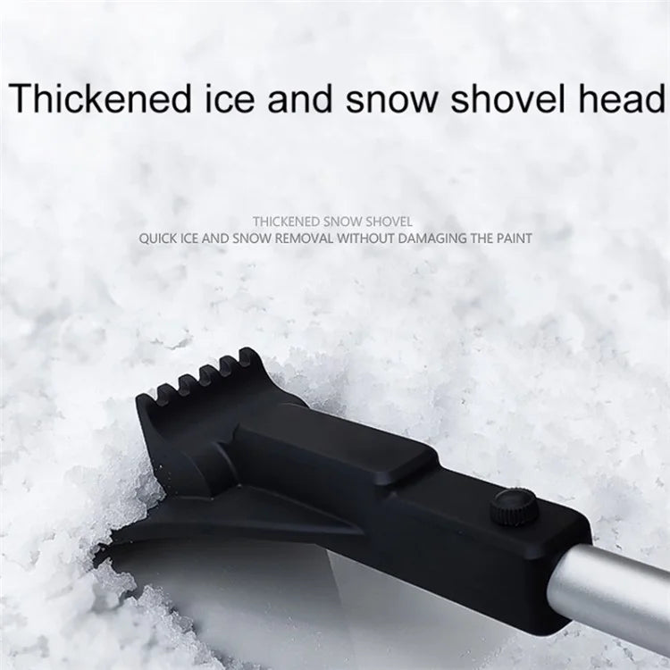 Telescopic Car Snow Shovel Defrost Deicing Brush Cleaning Tool (Standard Version)