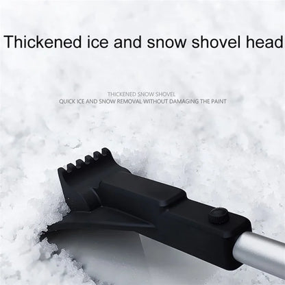 Telescopic Car Snow Shovel Defrost Deicing Brush Cleaning Tool (Standard Version)