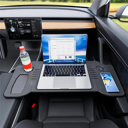 SUITU ST-3605 Foldable Tray for Tesla Model 3 Model Y Table Desk for Laptop Working Food Dine