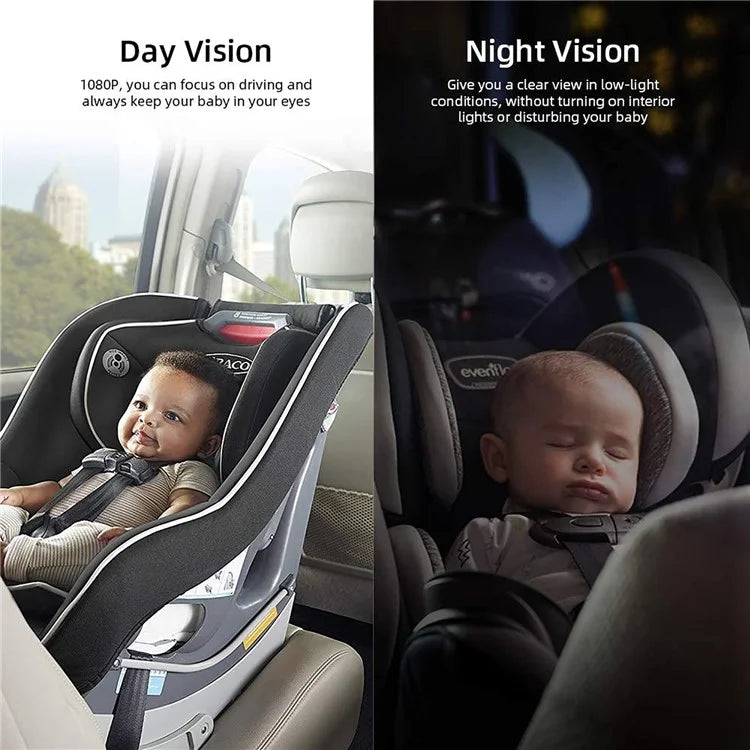 RH-B04 5.0 Inch Display 150 Degree Wide Angle Car Rear Seat Baby Monitor Camera