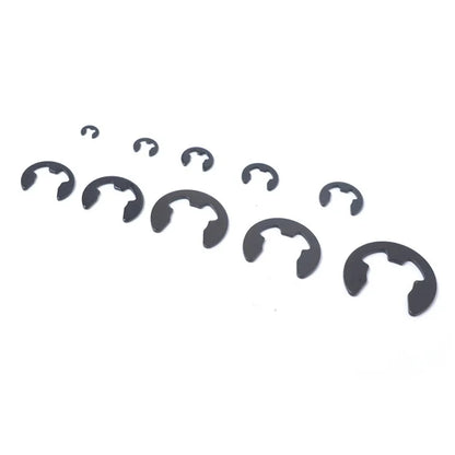 160Pcs 2mm-25mm Retaining Rings Car Truck Assorted E-Clip Snap Rings Kit