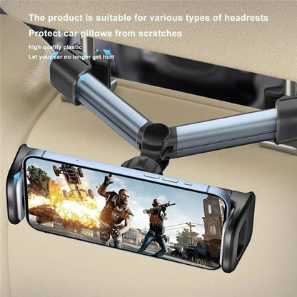 BZ-H5 Car Headrest Backseat Mount Adjustable Telescopic Universal Phone Tablet Car Holder