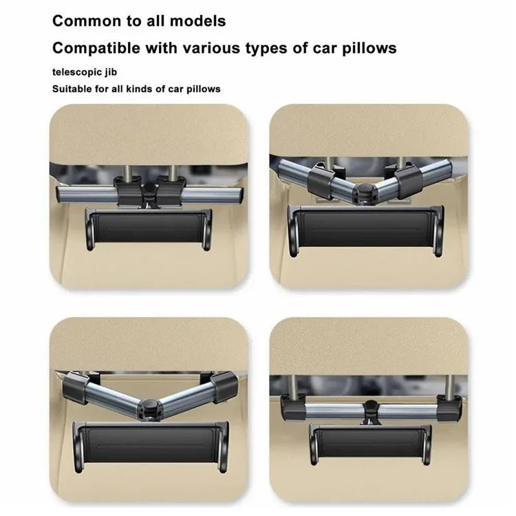 BZ-H5 Car Headrest Backseat Mount Adjustable Telescopic Universal Phone Tablet Car Holder