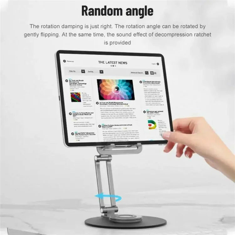 M02 Aluminum Alloy Foldable Phone Tablet Bracket Compatible with MagSafe Charger
