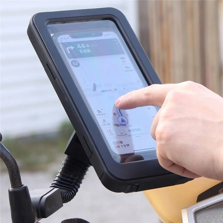2209 Waterproof Motorcycle Touch Screen Phone Mount Magnetic Plastic Holder Bracket