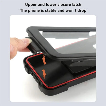 2209 Waterproof Motorcycle Touch Screen Phone Mount Magnetic Plastic Holder Bracket