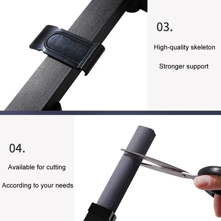 65x120cm Car Front Window Sunshade Car Privacy Shield with 6 Suction Cups