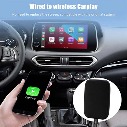 3-in-1 Wireless CarPlay Android Auto Adapter 2GB+8GB Wired to Wireless Car Play Adapter