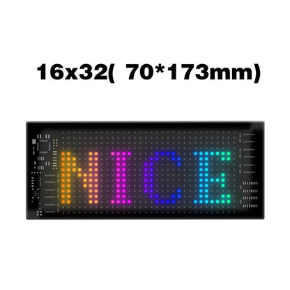 RP717 70x173mm Flexible LED Matrix Panel Waterproof Bluetooth APP Control Car Sign