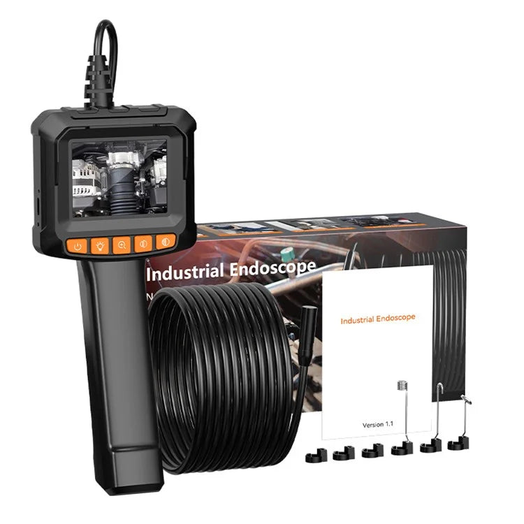 G20 10m Hard Wire Industrial Borescope 8mm Lens Endoscope Camera with LED Light