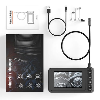C20 10m Hard Wire 8mm Lens 4.3-inch Screen HD Industrial Endoscope Waterproof Inspection Camera