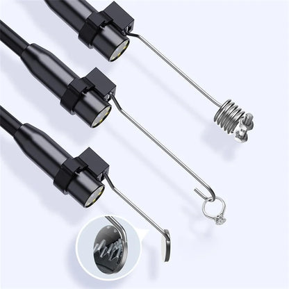 C30-M 10m Hard Wire Inspection Camera 8mm Lens Waterproof LED Drain Pipe Borescope