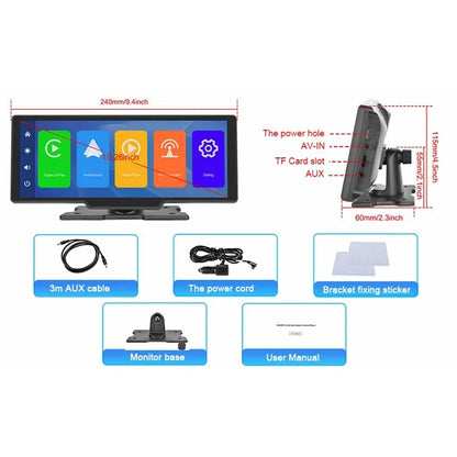 RH-W515 10.26 Inch Touch Screen CarPlay Android Auto Bluetooth Multimedia Player (No DVR)