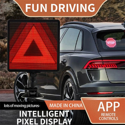 P64S Car Pixel Image Display Screen Bluetooth App Control Car Rear Window DIY Message Board