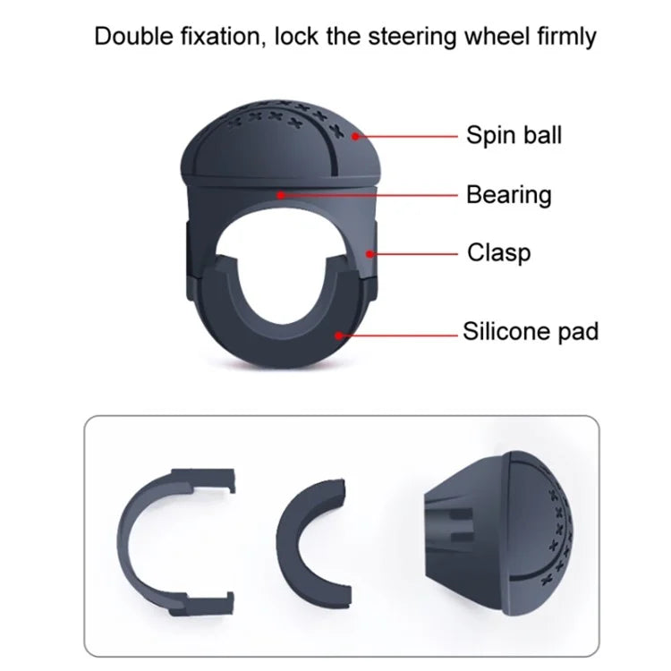 Steering Wheel Power Handle Aid Silicone Car Turning Handle Ball