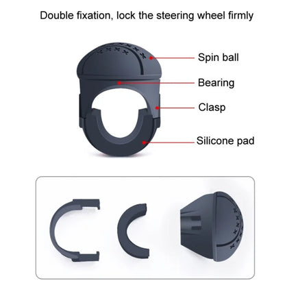 Steering Wheel Power Handle Aid Silicone Car Turning Handle Ball
