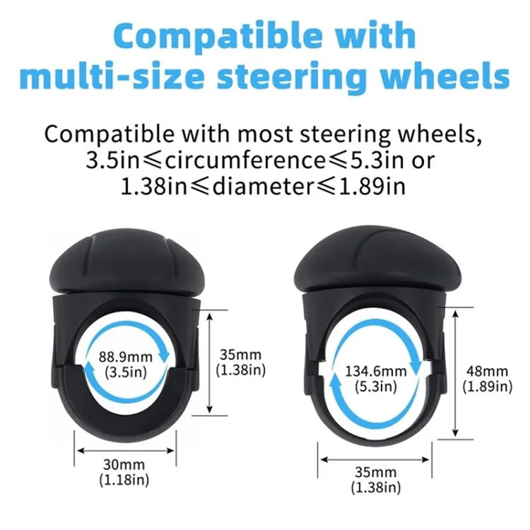 Car Steering Wheel Power Ball Silicone Auxiliary Driving Labor-Saving Tool