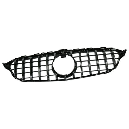 WINAUTO For New C-Class W205 2014-2018 GT Style Car Front Air Inlet Vent Grid Cover with Camera Hole