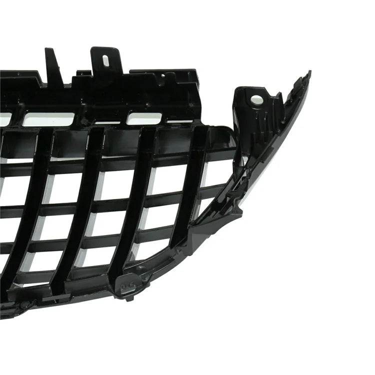 WINAUTO For W213 GT Model 2016-2019 Piano Black ABS Car Front Bumper Grille with Camera Hole