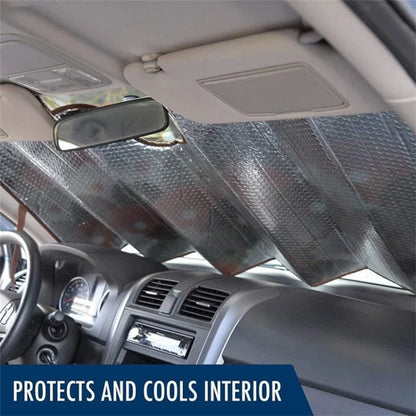 70x138cm Car Windshield Sunshade Patterns Print UV Protection Front Window Sun Shade