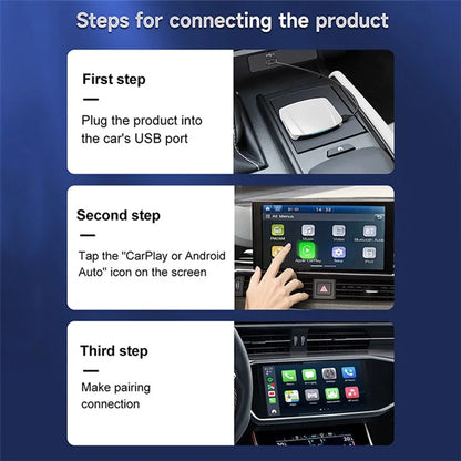 CARLINKIT SDM660 Tbox UHD Android 13 Wireless Car Play Adapter 8+128GB Wireless Car Play Dongle with HD Output