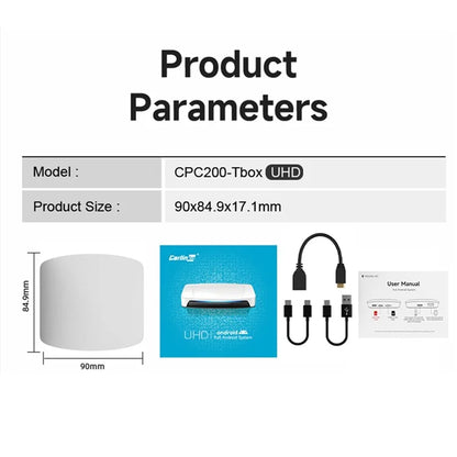CARLINKIT SDM660 Tbox UHD Android 13 Wireless Car Play Adapter 8+128GB Wireless Car Play Dongle with HD Output